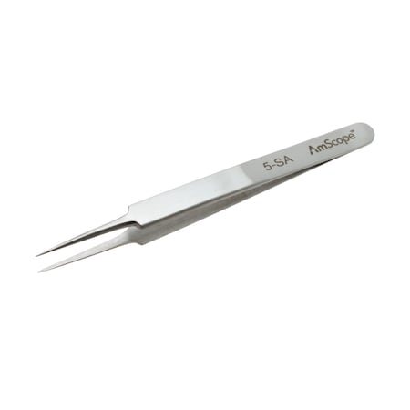 Amscope High Precision 4 1/4 in. Tapered Ultra Fine Point Tweezers TW-062-25PK